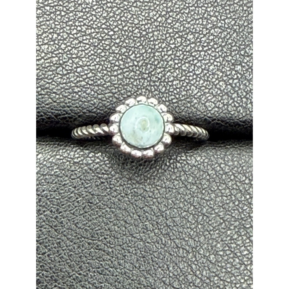 New Condition Sterling Larimar Ring Size 7 925 J28